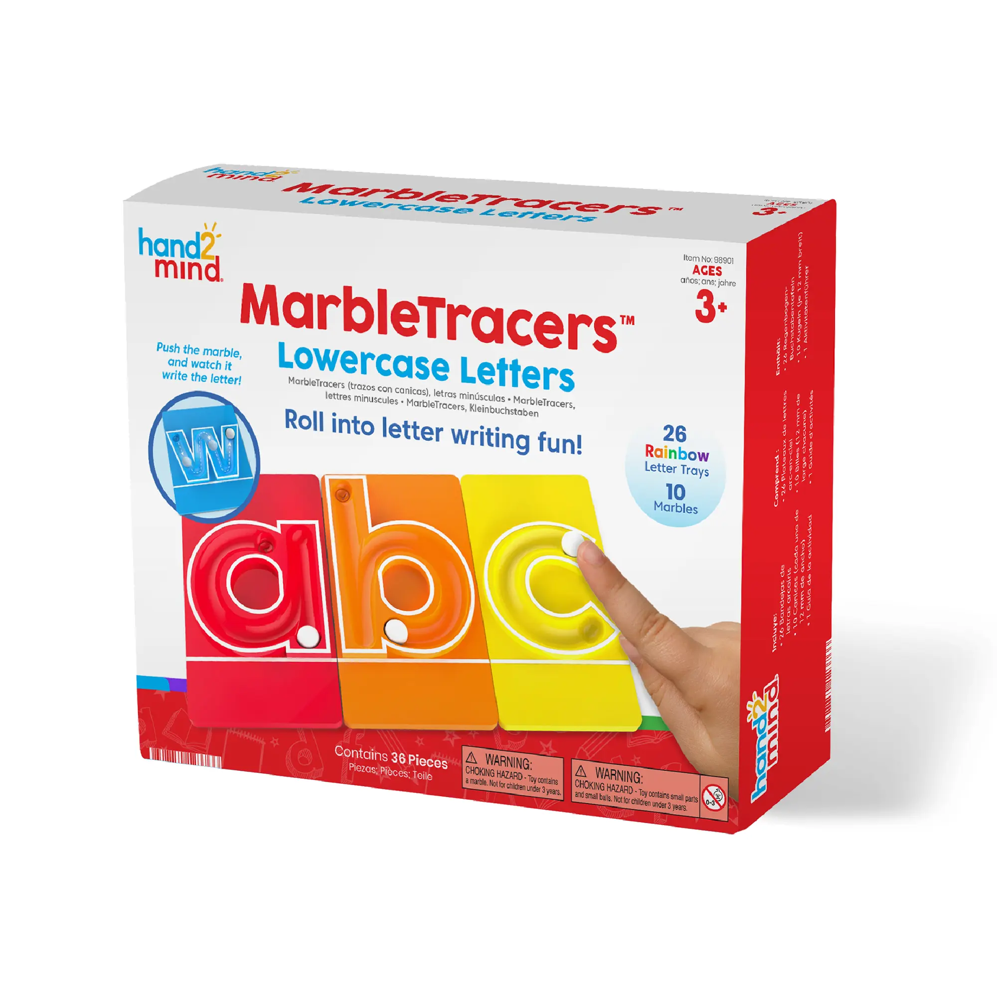 hand2mind MarbleTracers - Lowercase Letters