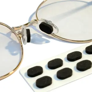 ZENOTTIC Unisex Anti-Slip Grip Glasses Nasal Pads - Soft EVA Hypoallergenic Breathable Material, Optical Accessory for Makeup Smudge Prevention, Pressure Relief & Comfort Lens Cover Lens Protector