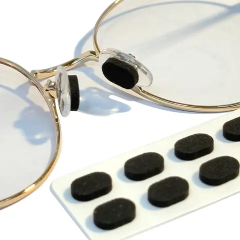 ZENOTTIC Anti-Slip Nose Pads and Glasses Grips, Soft EVA Material for Eyewear Comfort and Extended Wear, Nasal Pads