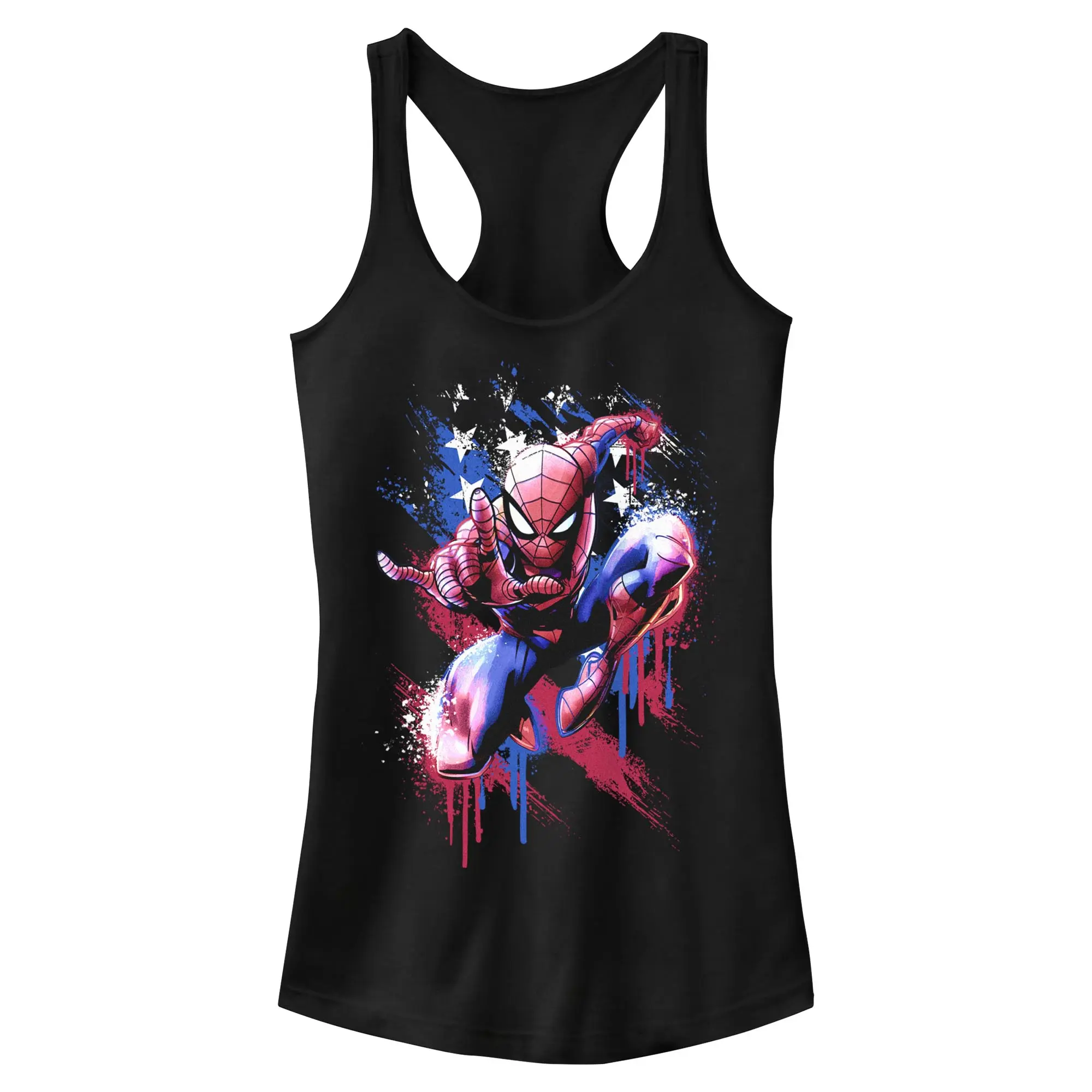 Marvel: Spider-Man American Pose Juniors Racerback Tank