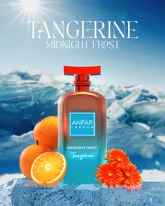 Anfar Tangerine Midnight Frost Eau De Parfum 3.4fl.oz - Unique Tangerine & Midnight Frost Notes for Everyday Wear, Aromatic & Sweet Scent, High Quality & Versatile