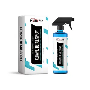 Homonth Car Ceramic Detail Spray Professional Grade Protection Transparent Coating Waterproof Barrier Stain Removal PTFE Ingredient Long Lasting Durability