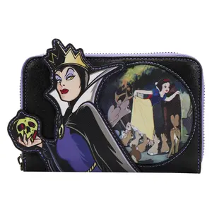 Villains Scenes Evil Queen Zip Around Wallet