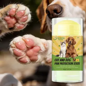 40g Pet Foot Care Balm, Dog Cat Paw Moisturizer, Prevents Dry Cracks, Nourishing Foot Cream, Ideal for Dogs and Cats, Gentle Formula