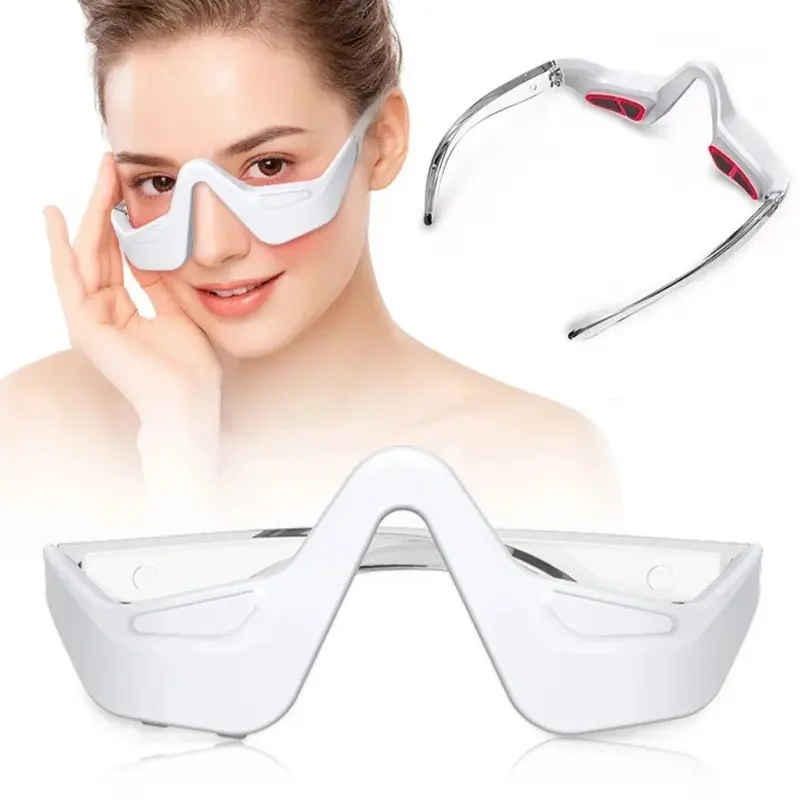 Eye Massager 3D Microcurrent Technology Relaxing Adjustable Eye Massage Tool Fatigue Relief Dark Circles Smooth Fine Lines Beauty Eye Care Device