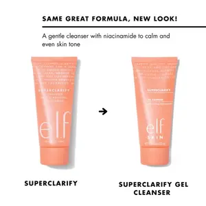 SUPERCLARIFY A Cleanser with Clarity Enrichment & niacinamide100 mL - Facial Cleansing for Brightening, Skin Smoothness & Comfort - Skin Repair, Facial Wash, Skincare