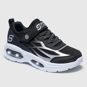 S Sport By Skechers Boys' Hudson Sneakers - Black 1