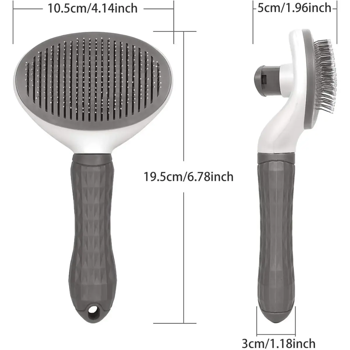 Self Cleaning Pet Brush Dog Cat Hair Remover Deshedding Tool One Click Grooming Brush for Shedding Pet Hair Remover for Dogs Cats