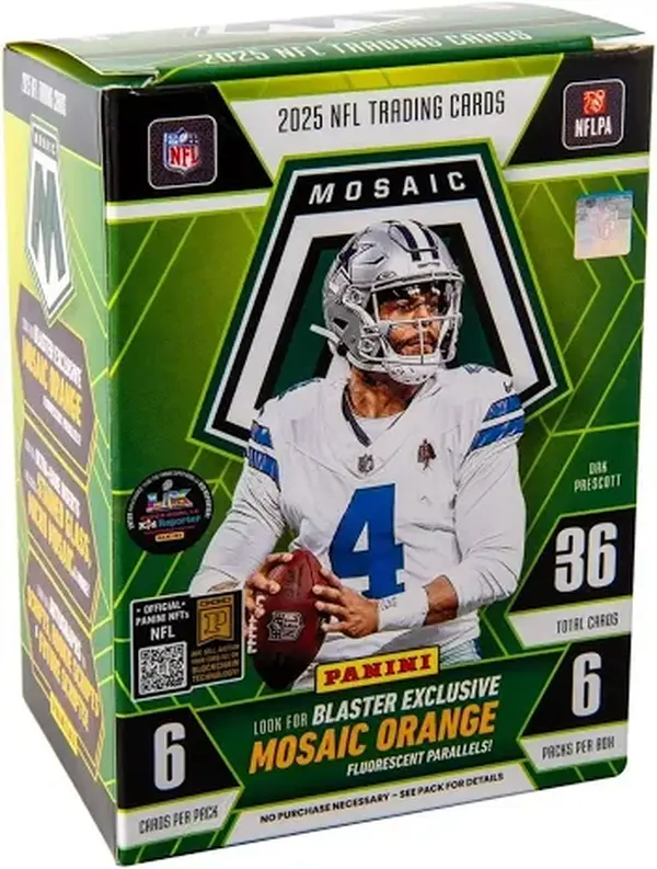 2025 NFL MOSIAC (BLASTER ) ORENGE FLOURESCENT
