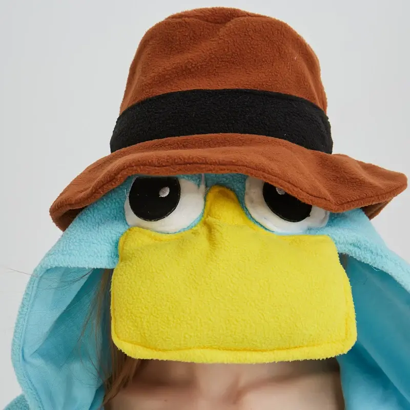 Men Pajamas  Platypus Kigurumi Women Onesie For Adults Monster Cosplay Costume Anime Loose Pyjamas Halloween Whole Clothes
