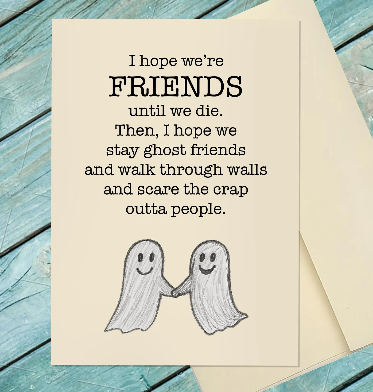Greeting Cards with Envelopes, Funny Friendship and Bestie Designs for Adults – Sarcastic, Cheeky and Heartfelt Cards for Birthdays, Friendship Gifts and Everyday Appreciation (Computers & Office Supplies)