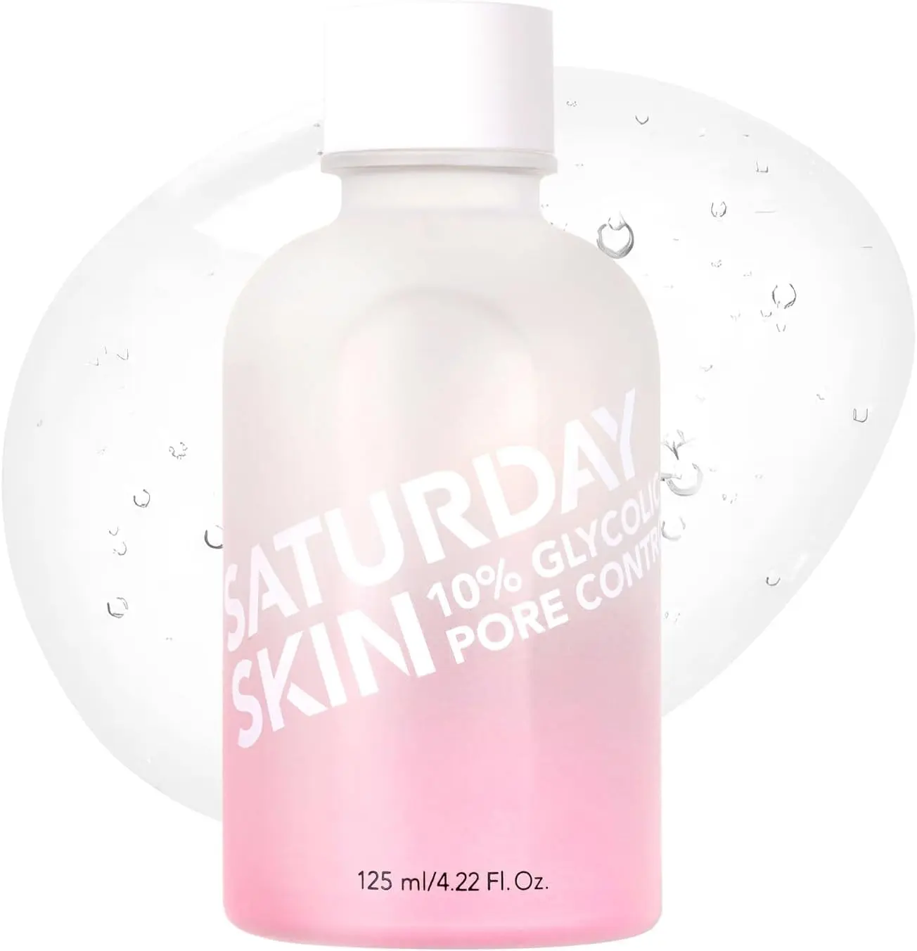 [Saturday Skin Korea Official Shop] Pore Clarifying Toner 10% Glycolic Acid & AHA Deep Cleansing Astringent Facial Toner Hypoallergenic Non-Comedogenic for Sensitive Skin 125ml Christmas Gift
