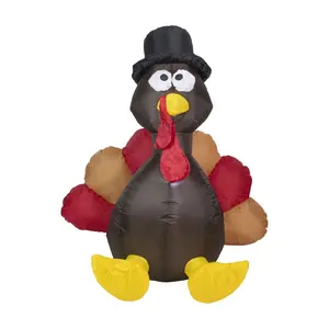 Northlight 6' Inflatable Turkey Harvest Outdoor Decoration