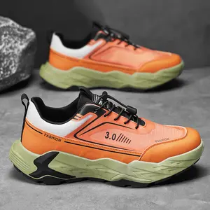 (New)Men'S Mesh Sports Shoes |      Sneakers, Casual Versatile, All-season, Mid-top with Zipper, Fastener, and Lace Closure Gift (01)