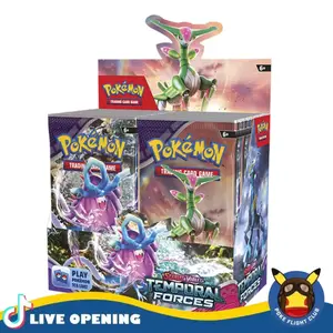Pokemon English SV05 Temporal Forces CARDS LIVE OPENING @PokeFlightClub