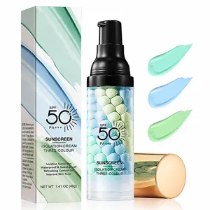 3-in-1 SPF 50 Color Correcting Face Primer – Sunscreen Makeup Base, Tone-Up Cream, Pore Blurring, Oil Control & Hydrating Primer for Smooth Radiant Skin #SummerWins