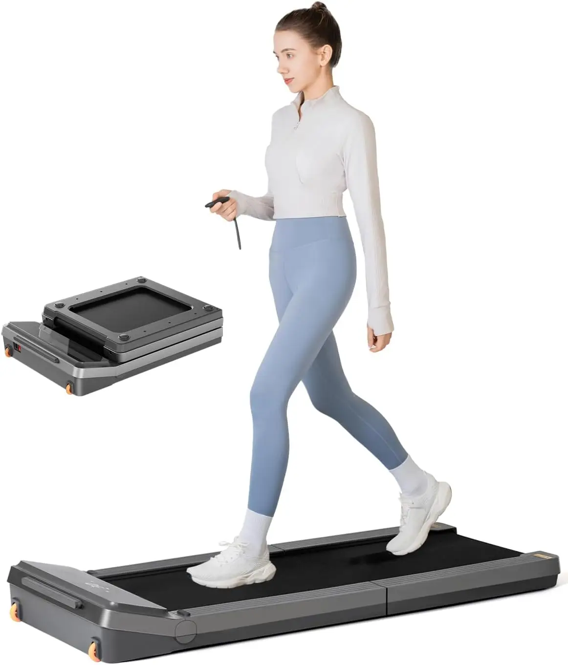 WalkingPad Z3 Folding Walking Pad, Minimalist & Ultra Compact Portable Treadmill for Home, Quiet Walking Pad Treadmill Under Desk with 8-Layer Cushioning, Foldable Fitness Equipment, Under Desk Treadmills