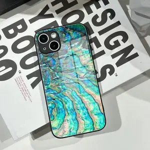 Abalone Phone Case For iPhone 17 16 Promax 15 Pro 14 Plus 13 Pro 12 mini 11 Samsung Galaxy S25 Plus S24 Ultra S23 Glass phone case