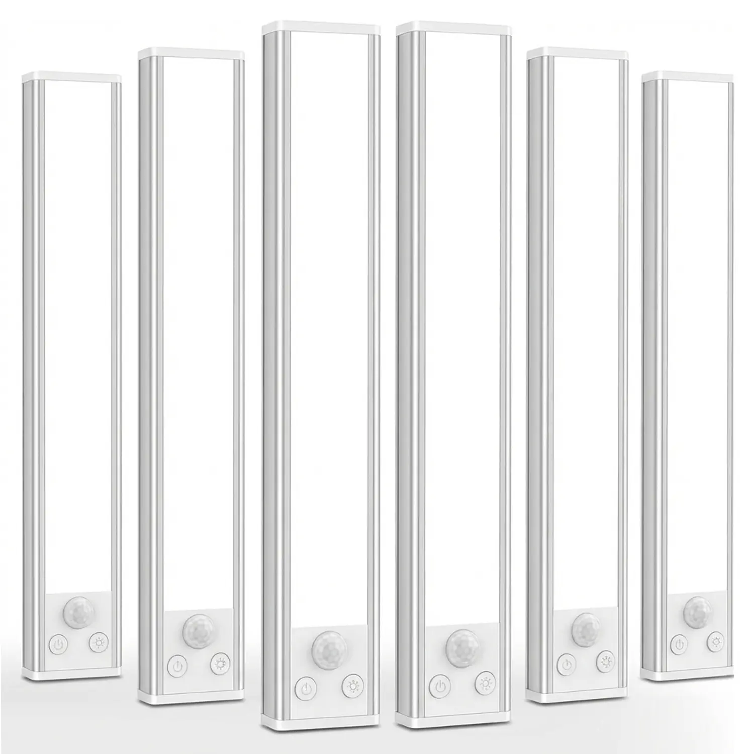 Under Cabinet Lighting, 68LED 1800mAh Motion Sensor Lights Indoor, 3 Color Wireless Dimmable Rechargeable Battery Operated Closet Lights, Magnetic Under Counter Light Fixture for Kitchen Stair Led Strip fathersdaygifts