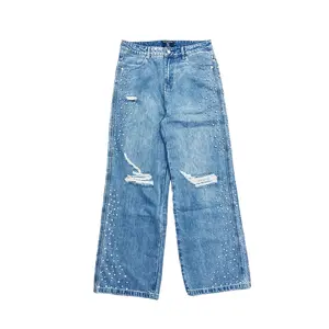 Blue ‘Stone’ Baggy Jeans