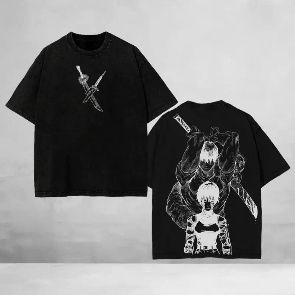 valentine shirts Anime Jujutsu Kaisen Zenin Maki Toji Graphic T Shirt Men Women Washed Cotton Tshirts Oversized Male Female Best Selling Clothes Anime lovers, Jujutsu Kaisen anime merchandise