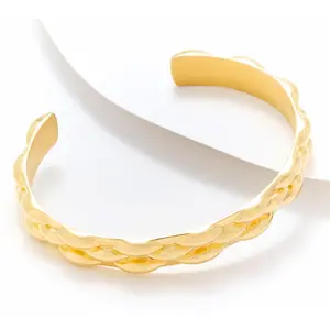 Sophie Blake Selena Cuff, Sterling Silver or 14K Plated 26.50g