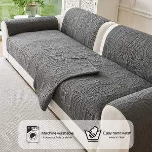 1pc Fashionable and Simple Couch Cover, Sofa Covers Washable, Suitable for All Seasons, Scratch-Resistant, Anti-Slip, Machine Washable, Pet-Friendly, Available in Multiple Colors, Fits Single to Multi-Seater Couches