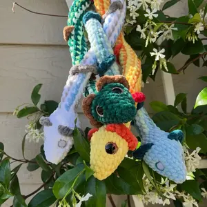 Crochet Amigurumi Elemental Snake