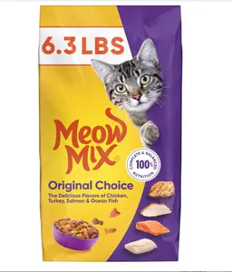 Meow Mix Original Choice Dry Cat Food, 6.3 Pound Bag