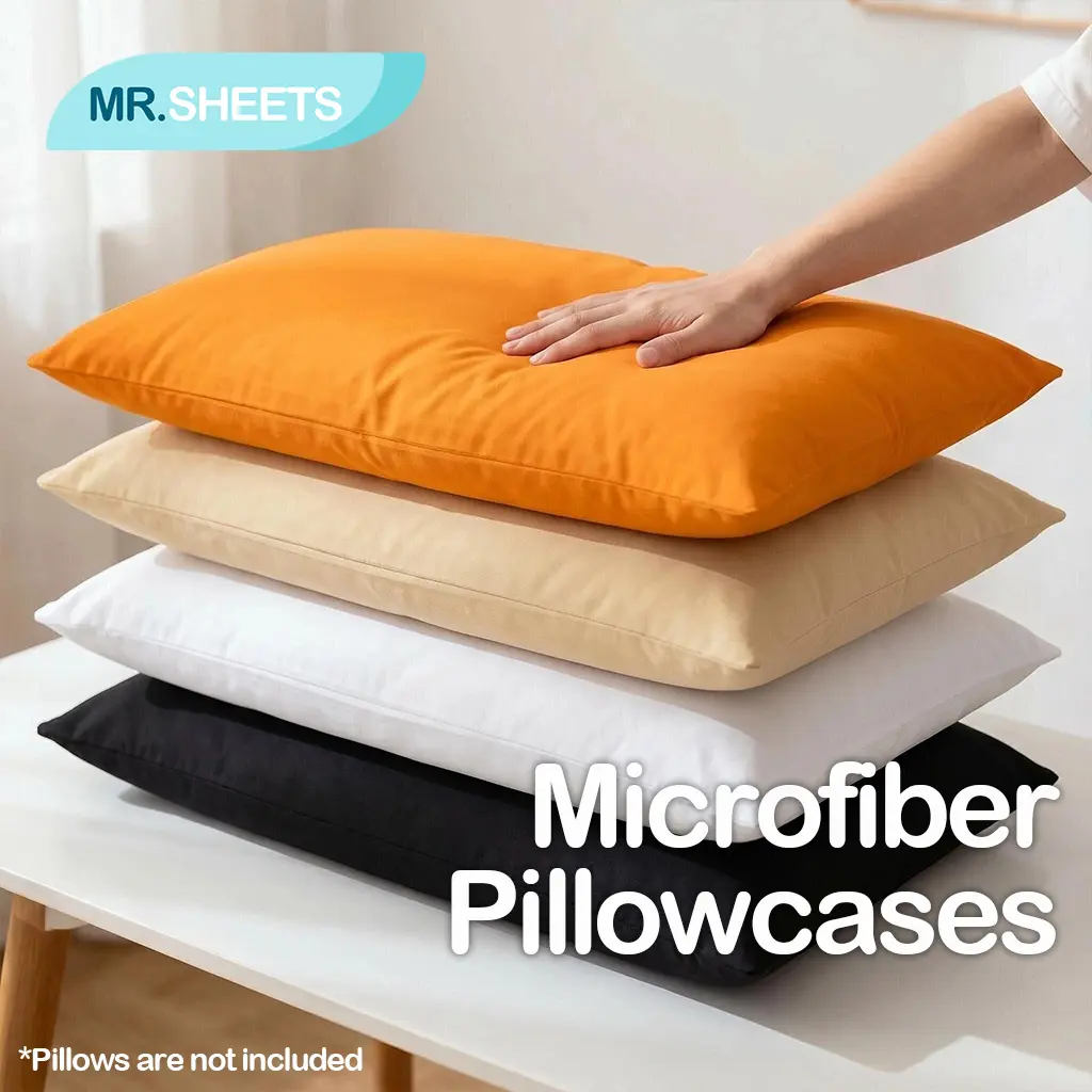 NTBAY Set of 2 Premium Microfiber Pillowcases, Breathable Soft Bed Pillow Covers, Wrinkle Resistant & Cooling Feel, Envelope Closure Design, Sleep Quality, Bedding