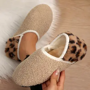 Women's Fuzzy Fleece Slippers Warm Plush Lined Indoor Outdoor House Shoes Springfresh