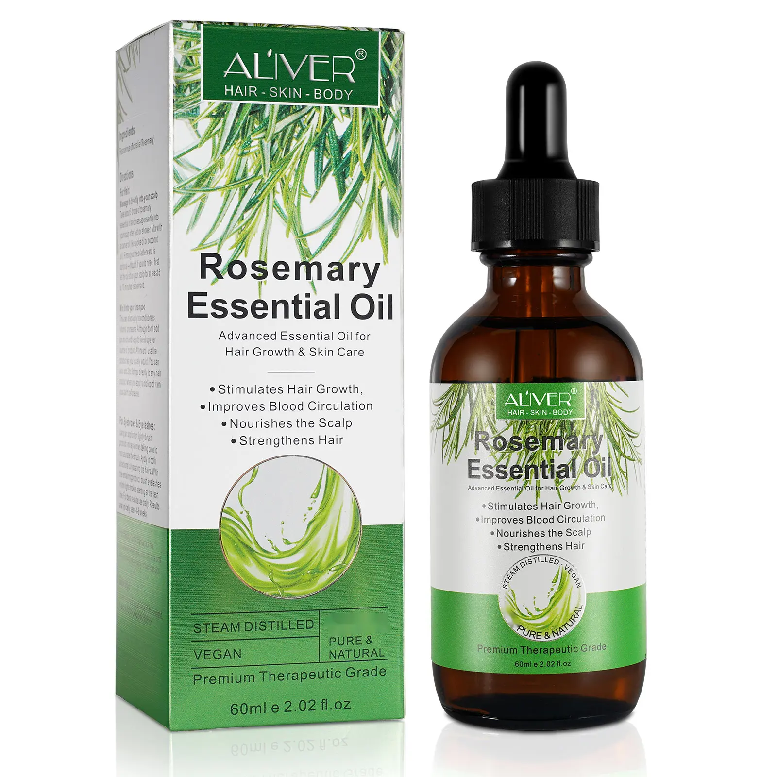 【Haircare Oil】Aliver Multipurpose Rosemary Oil Comfort (60ml/2.02Fl Oz), Shiny Hair, Hair Oiling Routine 【Haircare Oil】Aliver Multipurpose Rosemary Oil Comfort (60ml/2.02Fl Oz), Shiny Hair, Hair Oiling Routine