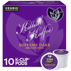 Killah Koffee Supreme Dark Roast Coffee -  Keurig K-Cup Pods - Dark Roast Coffee - Ghostface Killah - Wu-Tang Clan Coffee