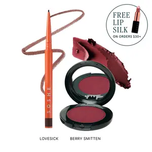 Snatched & Blushed Duo: SOSHE Beauty Waterproof Precision Eyeliner and Blurring Pillow Blush
