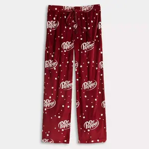 Dr. Pepper Pajama Pants: Comfort & Style for True Fans Pajamas & Loungewear, Men's Pajamas Bottoms, Pajamas Pants, Pajama Pants Unisex Wide Leg Loungewear Bottoms