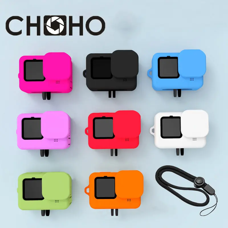 For gopro hero 13 9 10 11 12 black accessories case Protective Soft Standard Housing Rubber Silicone Shell Protector For go pro, Action Camera, Sports Camera