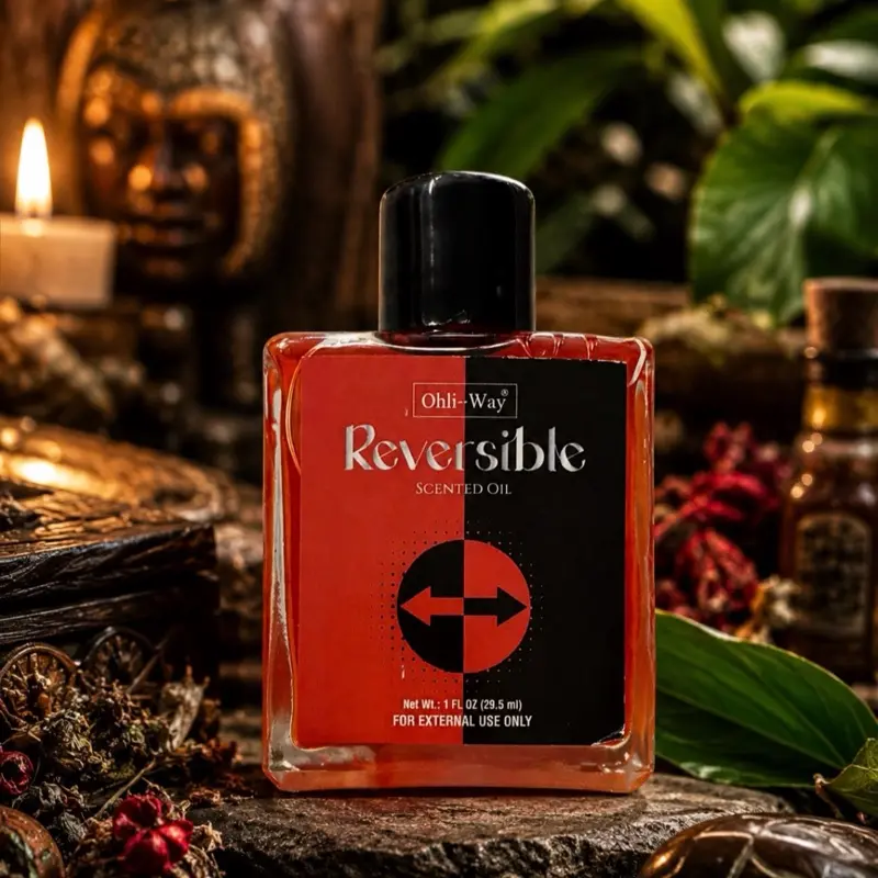 Reversible Anointing Oil for Spiritual Rituals, Multi-Purpose Sacred Anointing Solution