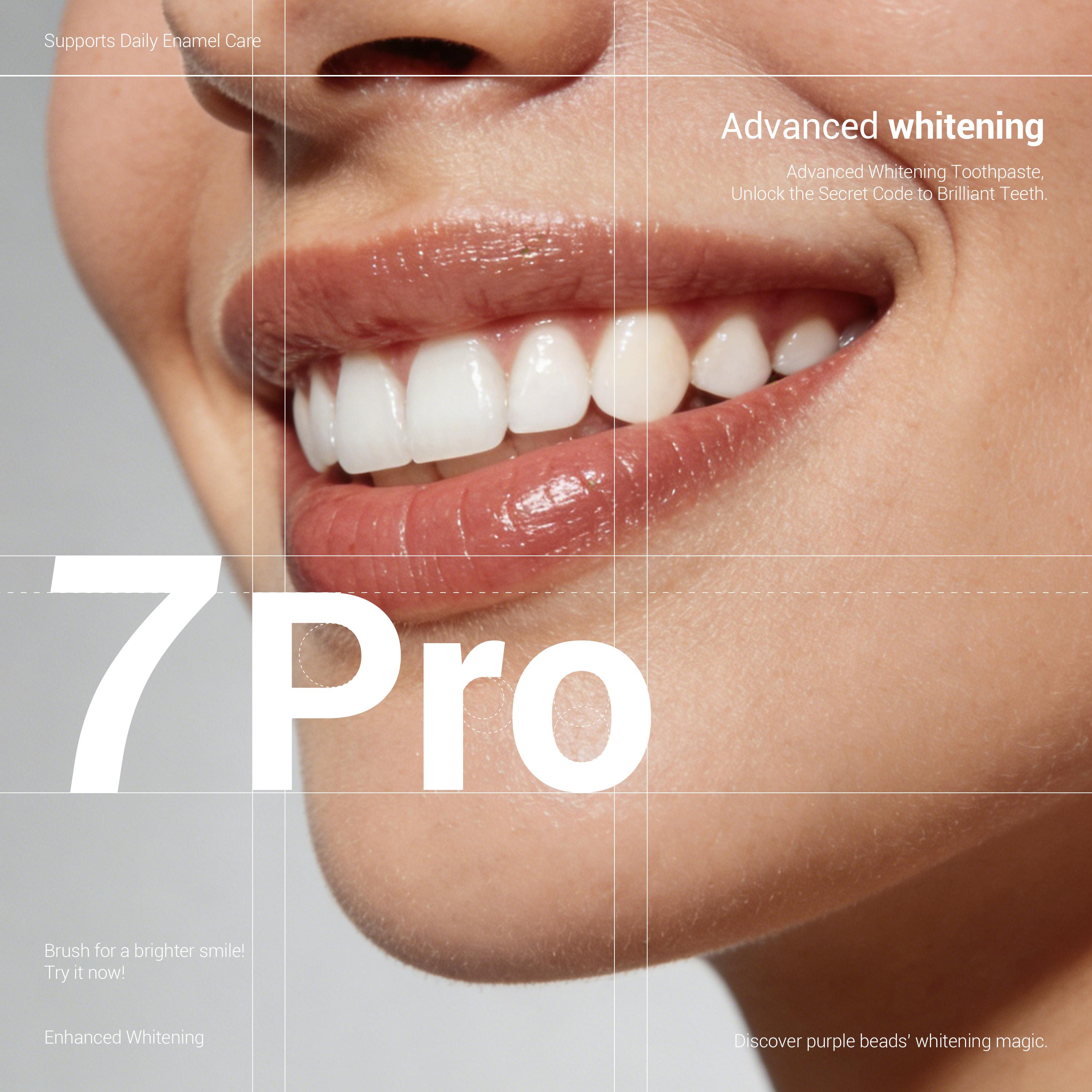 7Pro Brightening Toothpaste packaging