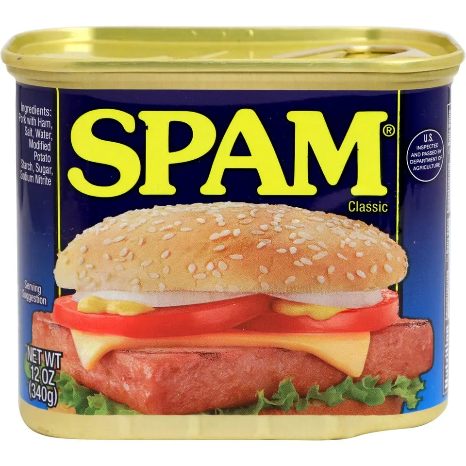 SPAM Classic or Reduced Sodium Canned Pork with Ham Luncheon Meat, 12 oz Savory Pantry Essential, Quick Meals & Snacks Option, Rice Serving Suggestion, Emergency Food Storage (Ingredients: Salt, Water, Modified Potato Starch, Sugar, Sodium Nitrite)