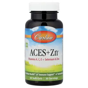 Carlson Aces + Zn®, 60 Soft Gels