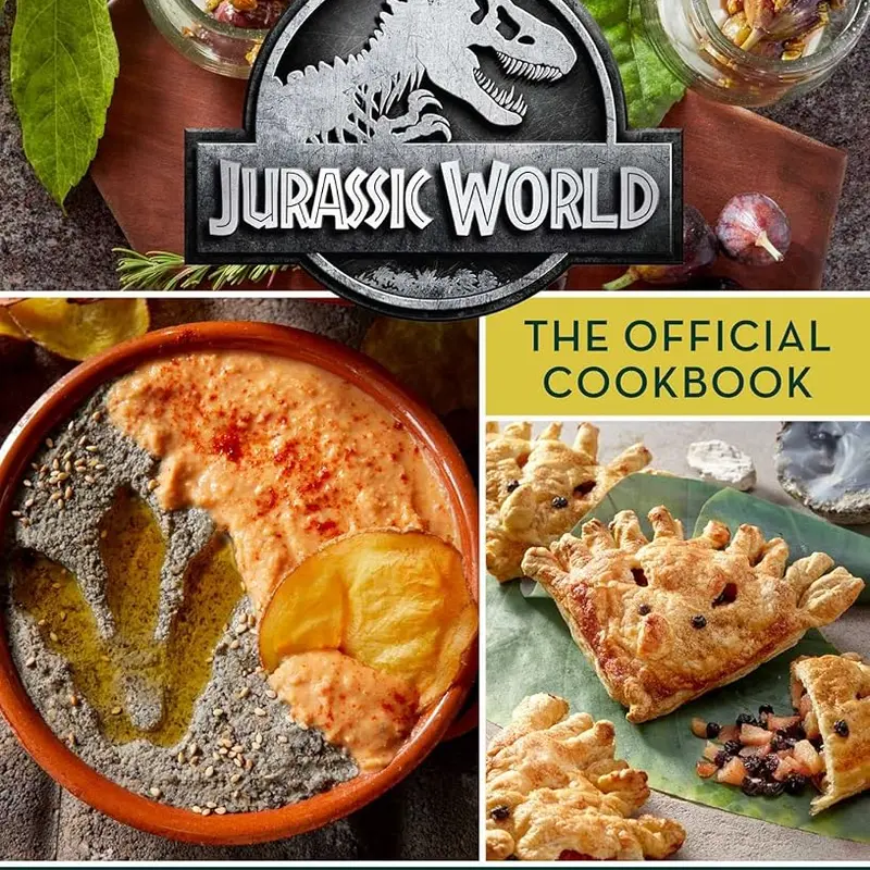 Jurassic World: The Official Cookbook - Dinosaur-Themed Hardcover Recipe Book with Meals, Treats, Food & Facts for Cooking Enthusiasts