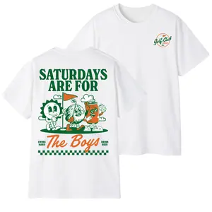 Saturdays with the Boys Golf Shirt – Retro Golf Tee, Golf Gift for Him, Menswear Top, Streetwear TShirt