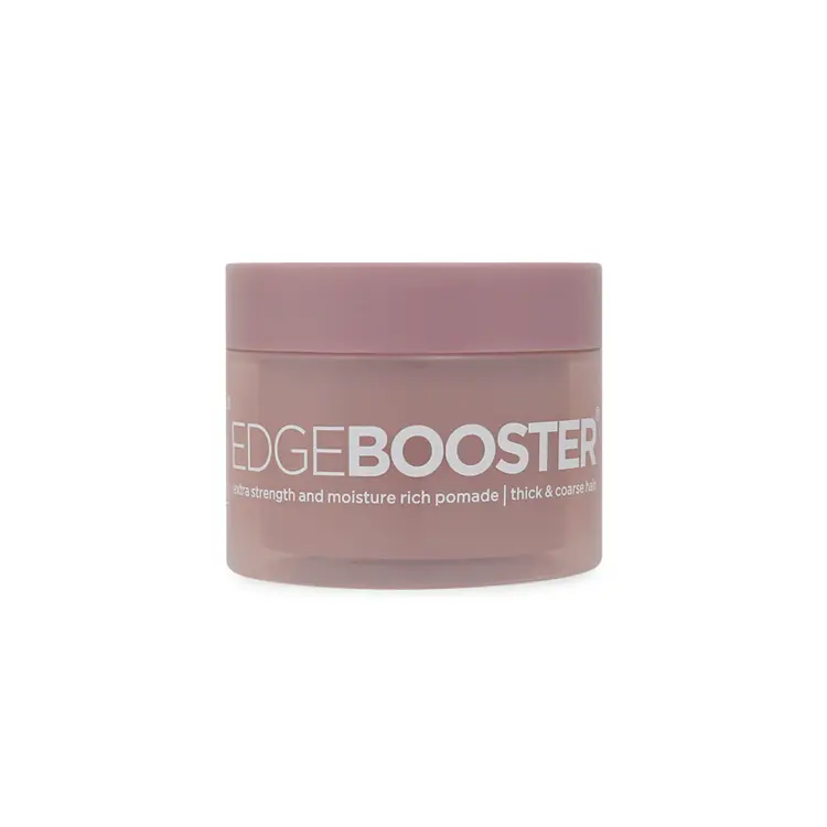 Style Factor Edge Booster Pomade, Hydrating Edge Control with Extra Strength Hold for Sleek Styles, All Hair Types, 3.38 oz, Moisturizer, Haircare, Hair Styling Gel, Slick Back Hairstyles, Hydration, All Textures, 3.38Oz