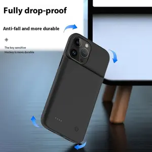 iPhone Battery Case - Ultra Slim & Powerful Charger Case, All-Day Extra Battery, Shockproof Protection, Lightweight Design for iPhone (Fast Charging, High Capacity)