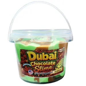 Dubai Chocolate  Slimedough Slime - 10 oz Bucket - Non-Sticky - Sensory
