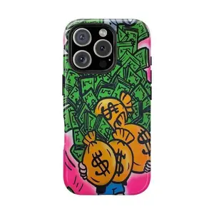 Richie Rich Green Phone Cases Suitable for iPhone 17-11 Pro Max/Plus and  Samsung Galaxy S23-25 Soft Cellphone Smartphone Protector Casing Cover Protection Shockproof