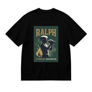Men's Lord of the Flies Ralph Graphic T-Shirt, 100% Cotton Aesthetic Short-Sleeve Top