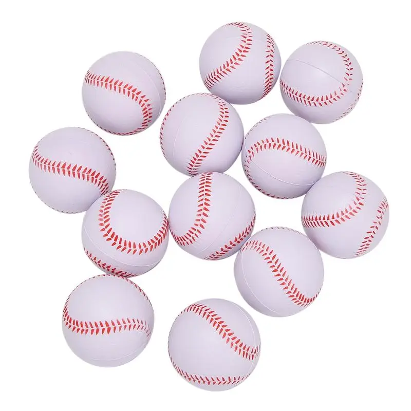 12 Pieces Soft Foam Baseballs - 9 in Diameter, 7 cm Diameter, Adult Training Balls for Backyard Batting, Pitching & Catching Practice