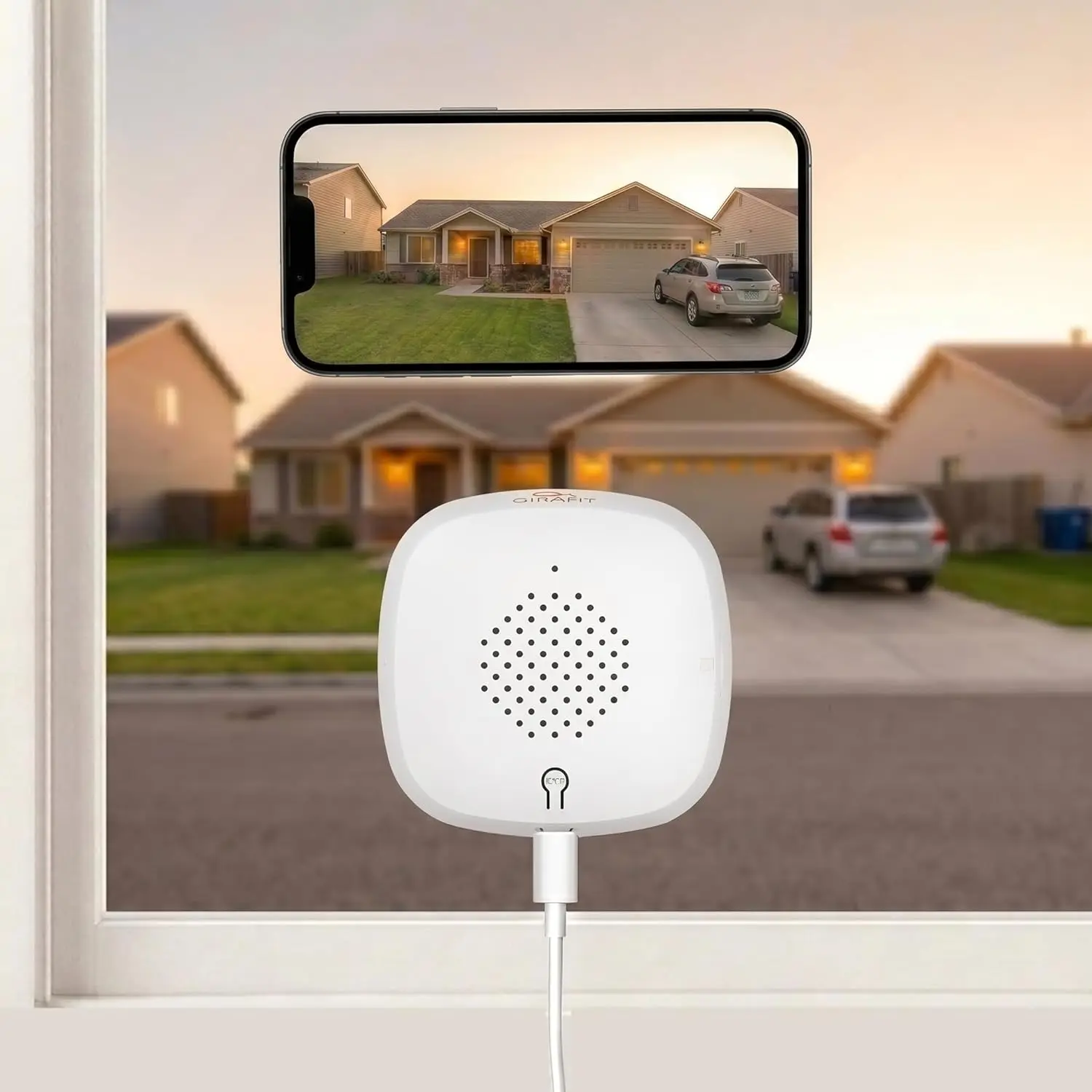 3MP 2K Window Camera,2.4GHz & 5GHz WiFi Indoor Cameras for Home Security with ChroMax Al Color Night Vision,Person & Motion Detection,24/7 Recording,Easy & Quick Install