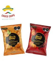 2 bags of Sabritas Sensaciones Each bag 150 grams. Choose from Chiles Secos Ahumados or Chile Manzano con Limon.